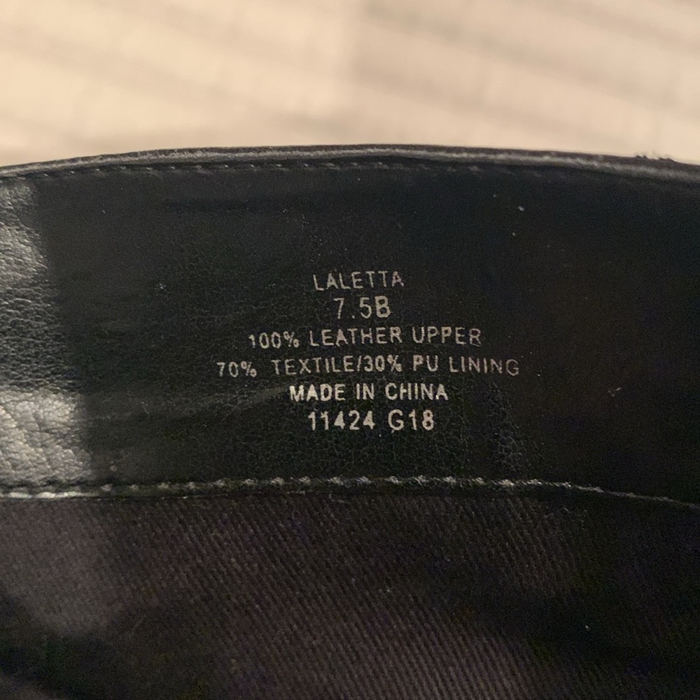 Lauren Ralph Lauren Women’s Black Laletta Leather Bootie Size 7.5B - Picture 12 of 14